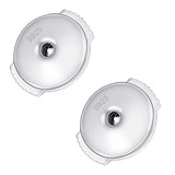 Maxbell 1 Pair Locking Earring Backs Jewelry Findings Replacements Backs Stoppers 6mm Silver