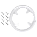 Maxbell 42~44T Bike Chainring Guard with Screws for Wheel Ring Cover Accessory White