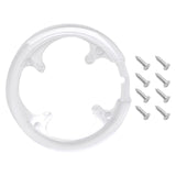 Maxbell 42~44T Bike Chainring Guard with Screws for Wheel Ring Cover Accessory White
