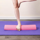 Maxbell Foam Roller Half Round Massage Yoga Pilates Fitness Balance Yoga Pink 60cm