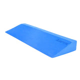 Maxbell Yoga Brick EVA Supportive Balance Foam Slant Wedge for Gym Exercise Fitness Blue