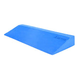 Maxbell Yoga Brick EVA Supportive Balance Foam Slant Wedge for Gym Exercise Fitness Blue