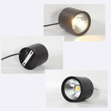 Maxbell Ceiling Downlights 12W Black Spot Light for Under Eave Bathroom Living Room Neutral