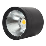 Maxbell Ceiling Downlights 12W Black Spot Light for Under Eave Bathroom Living Room Neutral