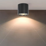 Maxbell Ceiling Downlights 12W Black Spot Light for Under Eave Bathroom Living Room Neutral