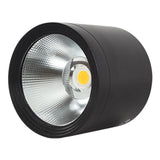 Maxbell Ceiling Downlights 12W Black Spot Light for Under Eave Bathroom Living Room Neutral