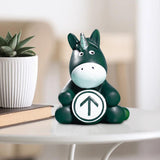 Maxbell Nordic Horse Sculpture Art Crafts Pony Figurine for Car Cabinet Dark Green