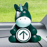 Maxbell Nordic Horse Sculpture Art Crafts Pony Figurine for Car Cabinet Dark Green