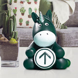 Maxbell Nordic Horse Sculpture Art Crafts Pony Figurine for Car Cabinet Dark Green