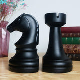 Maxbell Chess Bookends Book Ends to Hold Books Support Dividers for Home Office