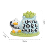 Maxbell Car Dashboard Ornament Bonsai Decor for Home Interior Display Auto Gifts duck