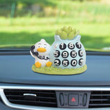 Maxbell Car Dashboard Ornament Bonsai Decor for Home Interior Display Auto Gifts duck