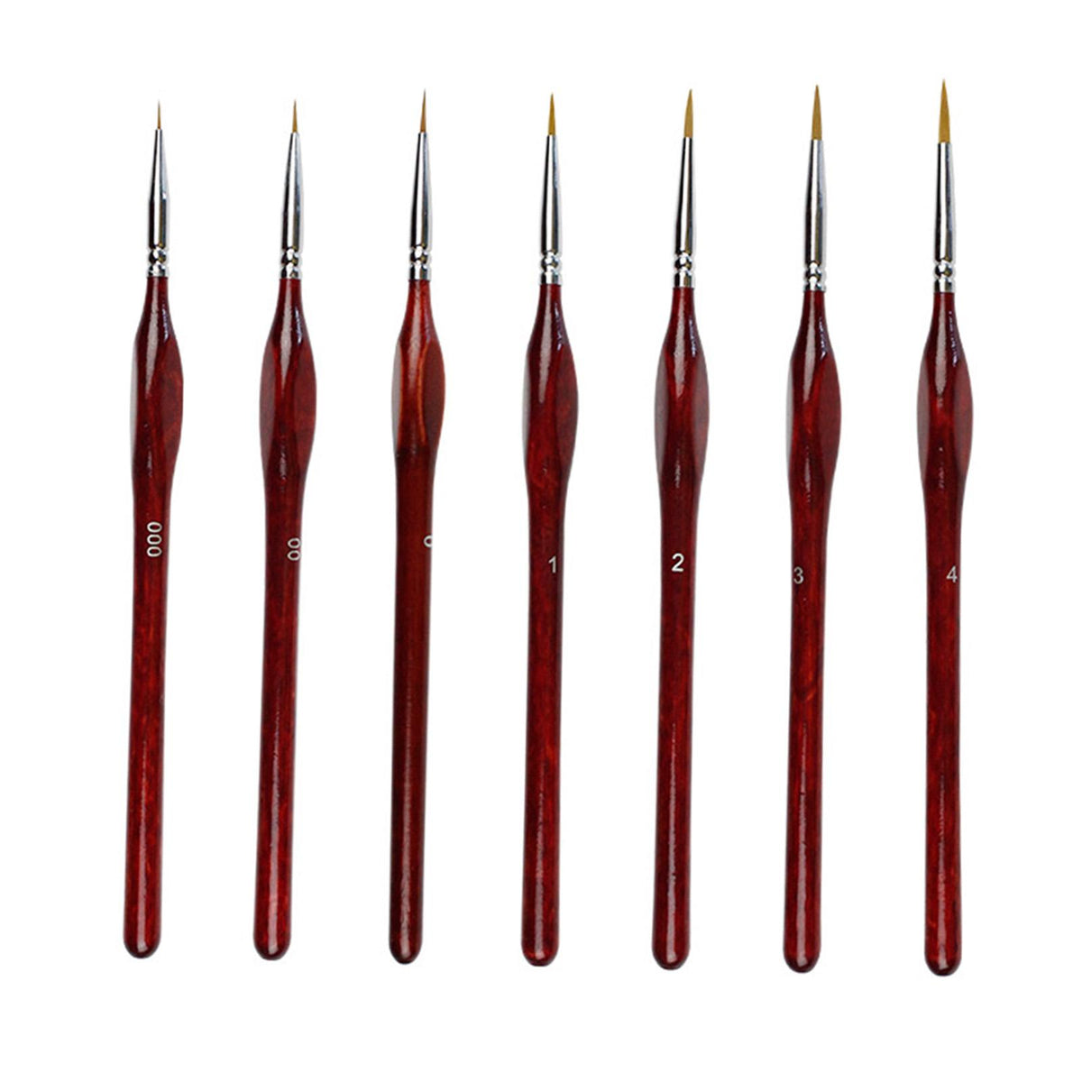Maxbell Drawing Hook Line Pen Craft Kit for Oil Painting Scale Model Painting  7pcs