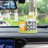 Maxbell Car Dashboard Ornament Bonsai Decor for Home Interior Display Auto Gifts puppy
