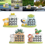 Maxbell Car Dashboard Ornament Bonsai Decor for Home Interior Display Auto Gifts puppy