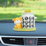 Maxbell Car Dashboard Ornament Bonsai Decor for Home Interior Display Auto Gifts puppy