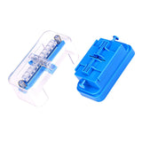 Maxbell 1/4 1/2 Multiple Pill Splitter Pill Cutter Splitting Tablet Divider Blue