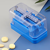 Maxbell 1/4 1/2 Multiple Pill Splitter Pill Cutter Splitting Tablet Divider Blue