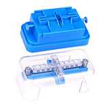 Maxbell 1/4 1/2 Multiple Pill Splitter Pill Cutter Splitting Tablet Divider Blue