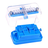 Maxbell 1/4 1/2 Multiple Pill Splitter Pill Cutter Splitting Tablet Divider Blue