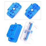 Maxbell 1/4 1/2 Multiple Pill Splitter Pill Cutter Splitting Tablet Divider Blue