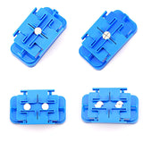 Maxbell 1/4 1/2 Multiple Pill Splitter Pill Cutter Splitting Tablet Divider Blue