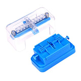 Maxbell 1/4 1/2 Multiple Pill Splitter Pill Cutter Splitting Tablet Divider Blue