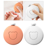 Maxbell Baby Electric Nail File Nail File Kit for Newborn Trim Polish Grooming Kit Orange