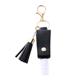 Maxbell 30ml Hand Washing Keychain Refillable Spray Bottle for Shampoo Liquid Black