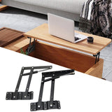 Maxbell 2x Lift up Table Lifting Frame Furniture Accessories Fitting Hinge for Frame