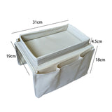 Maxbell Couch Caddy with 4 Pockets Arm Chair Caddy for Magazines Wine Cellphone