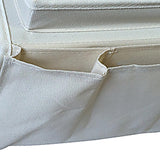 Maxbell Couch Caddy with 4 Pockets Arm Chair Caddy for Magazines Wine Cellphone