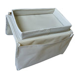 Maxbell Couch Caddy with 4 Pockets Arm Chair Caddy for Magazines Wine Cellphone