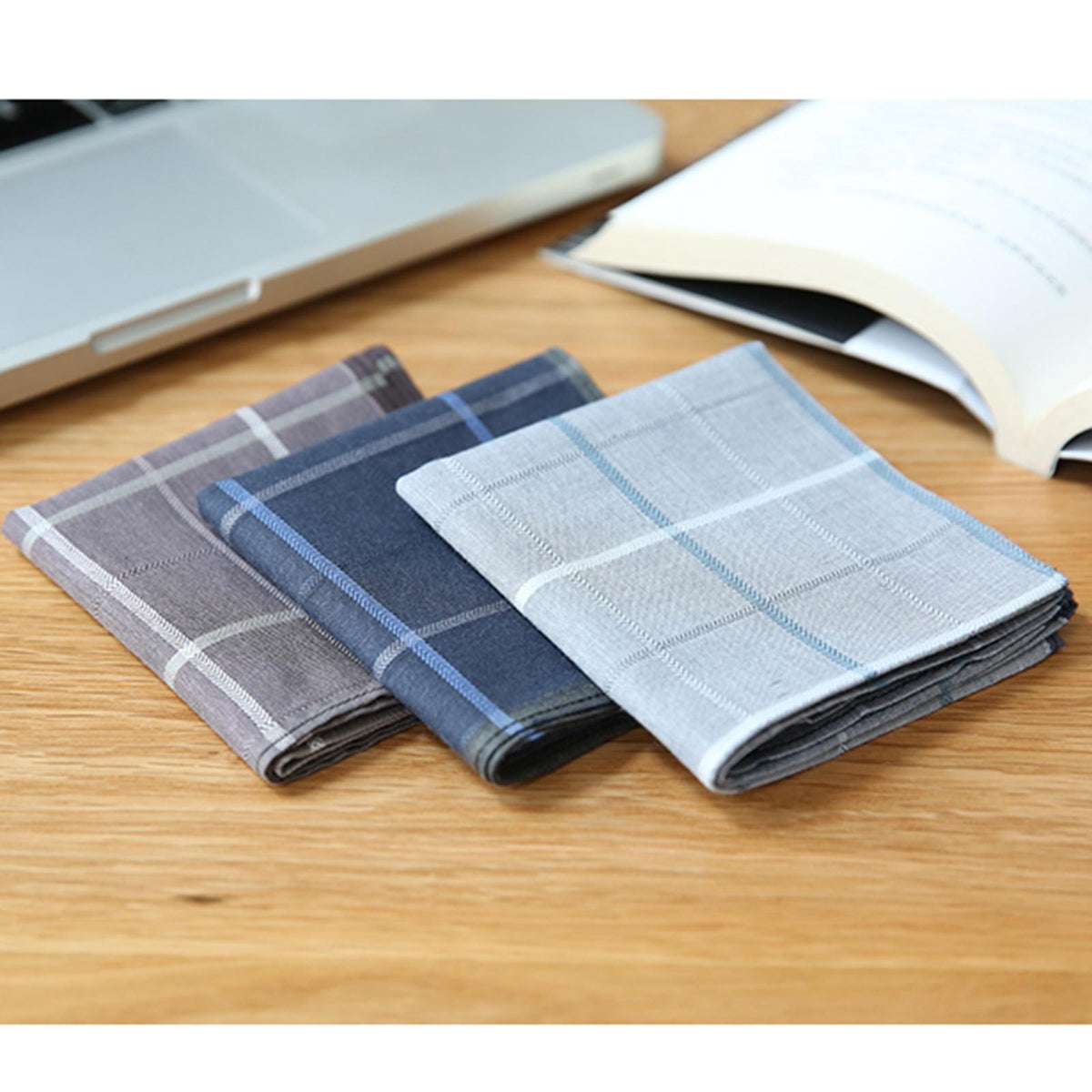 Maxbell Pattern Pocket Square Handkerchief Hankie Lattice Suit Men Business Wedding