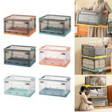 Maxbell Multipurpose Folding Storage Box Stackable Storage Box for CDs Brown Orange