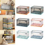 Maxbell Multipurpose Folding Storage Box Stackable Storage Box for CDs Brown Orange