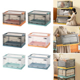Maxbell Multipurpose Folding Storage Box Stackable Storage Box for CDs Brown Orange