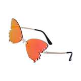 Maxbell Vintage Style Butterfly Shape Sunglasses Women UV Protection Outdoor Red