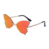 Maxbell Vintage Style Butterfly Shape Sunglasses Women UV Protection Outdoor Red