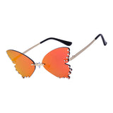 Maxbell Vintage Style Butterfly Shape Sunglasses Women UV Protection Outdoor Red