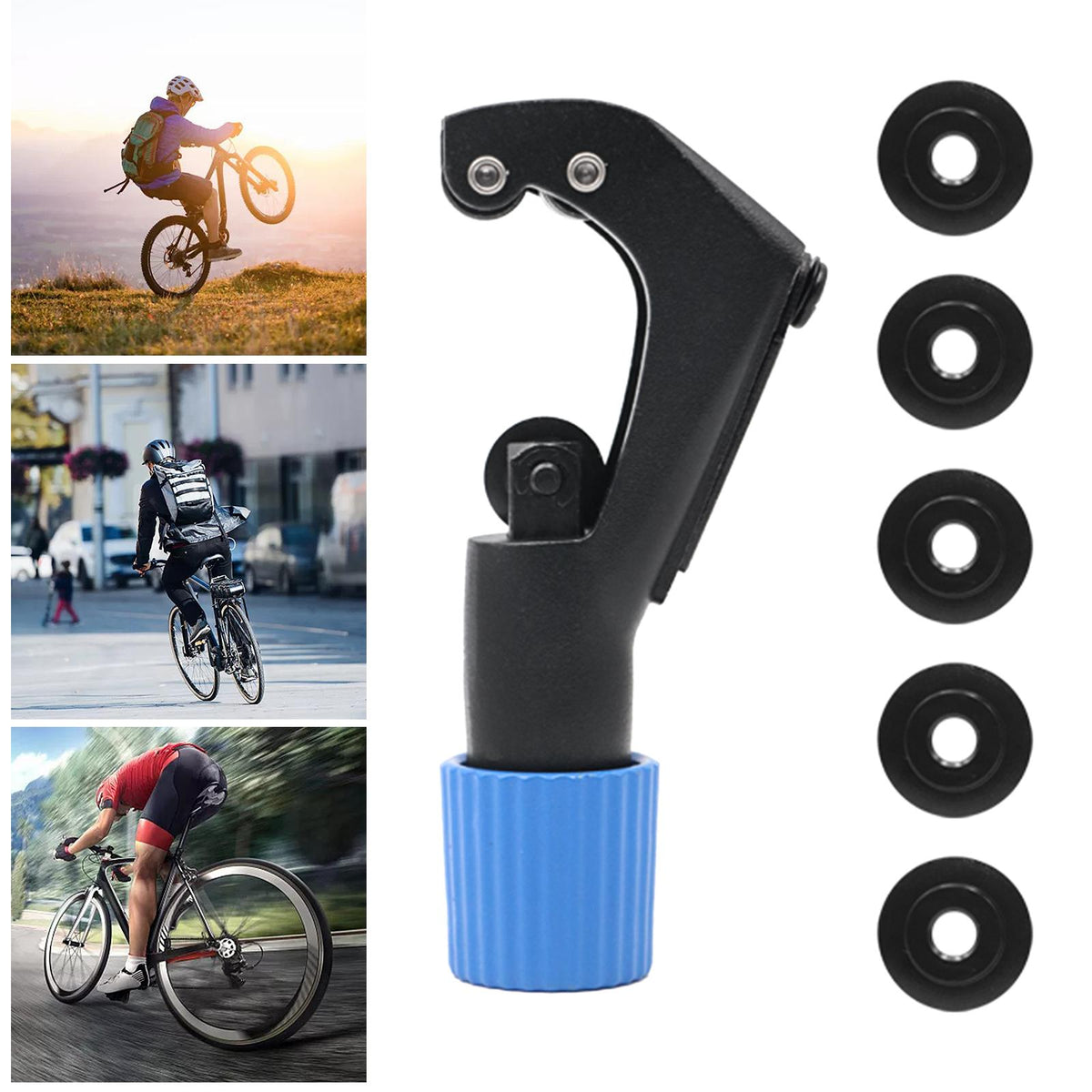 Maxbell Tube Cutter Handlebar Cutting Tool MTB Bicycle Bike for PVC Plastic Copper Black