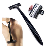 Maxbell Razor Long Handle Body Shaving Tool Back Hair Shaver for Bathroom Husband