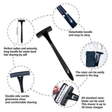 Maxbell Razor Long Handle Body Shaving Tool Back Hair Shaver for Bathroom Husband