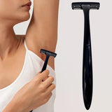 Maxbell Razor Long Handle Body Shaving Tool Back Hair Shaver for Bathroom Husband