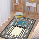 Maxbell Soft Portable Muslim Prayer Mat Ramadan Gifts Islamic Gift for Home Decor F
