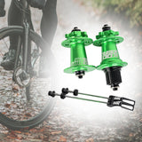 Maxbell XM490 Bike Hub Rear MTB Hub Disc Brake 6Pawls 72HD MTB Hub for Bike Green