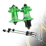 Maxbell XM490 Bike Hub Rear MTB Hub Disc Brake 6Pawls 72HD MTB Hub for Bike Green