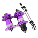 Maxbell XM490 Bike Hub Rear MTB Hub Disc Brake 6Pawls 72HD MTB Hub for Bike Purple