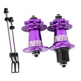 Maxbell XM490 Bike Hub Rear MTB Hub Disc Brake 6Pawls 72HD MTB Hub for Bike Purple