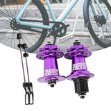 Maxbell XM490 Bike Hub Rear MTB Hub Disc Brake 6Pawls 72HD MTB Hub for Bike Purple